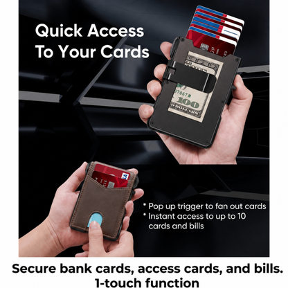 Krixbolt MagVault® Minimalist Wallet - Maximum Capacity. Minimal Footprint.