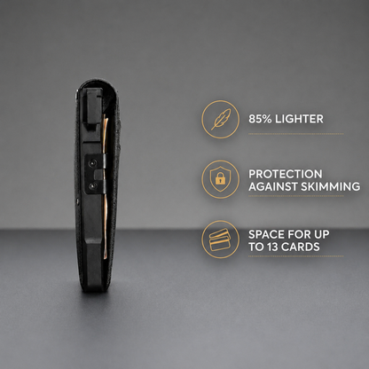 Krixbolt MagVault® Minimalist Wallet - Maximum Capacity. Minimal Footprint.